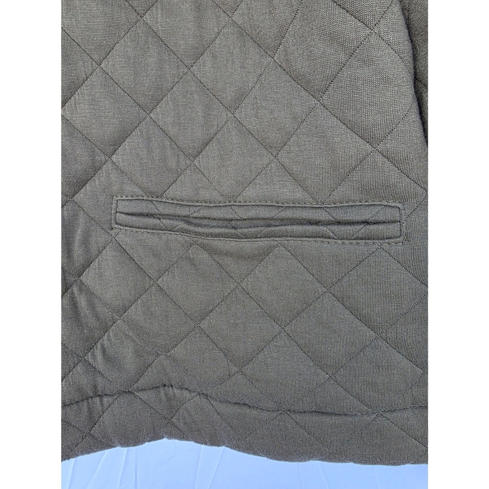 Bagatelle New York Olive Green Quilted Zip Front Jacket Womens XLP Petite NWT - Picture 2 of 9